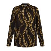 Gestreept overhemd Versace Jeans Couture , Black , Dames