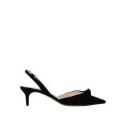 Suede Mode Sandalen Alexandre Birman , Black , Dames