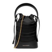 Mini The Rise schoudertas Alexander McQueen , Black , Dames