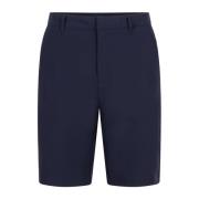 Donkerblauwe Slim Fit Shorts Cavallaro , Blue , Heren