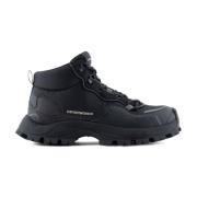 Zwarte Casual Gesloten Sneaker Emporio Armani , Black , Heren