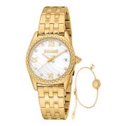 Dames Analoge Datumhorloge Roestvrij Staal Just Cavalli , Yellow , Dam...