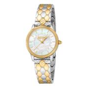 Dames Roestvrijstalen Analoge Horloge Just Cavalli , Gray , Dames