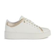 Witte Skyely Sneakers voor Vrouwen Geox , White , Dames