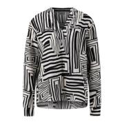 Linnen Maze Tuniek Blouse Fynch-Hatton , Multicolor , Dames