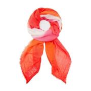 Gedrukte Oranje Sjaal Lente/Zomer Desigual , Multicolor , Dames