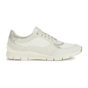 Beige Sneakers voor Vrouwen Geox , Beige , Dames