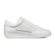 Witte Sneakers voor Vrouwen Geox , White , Dames