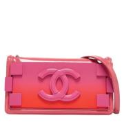 Pre-owned Leather chanel-bags Chanel Vintage , Pink , Dames