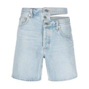 Denim Shorts Agolde , Blue , Dames