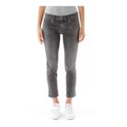 Cropped Jeans Adriano Goldschmied , Gray , Dames