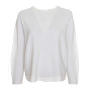 Round-neck Knitwear Drykorn , White , Dames