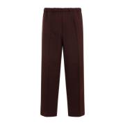 Chocolade Pruim Broek Jil Sander , Brown , Heren