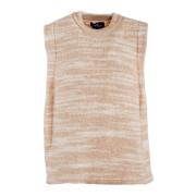 Round-neck Knitwear Stone Island , Beige , Heren