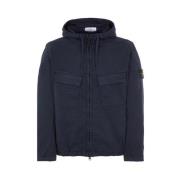 Supima Cotton Twill Stretch-TC in Blauw Stone Island , Blue , Heren