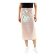 Midi Skirts Envii , Pink , Dames