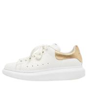 Pre-owned Leather sneakers Alexander McQueen Pre-owned , White , Dames