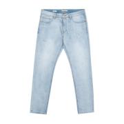 Reguliere Jeans met Kleine Scheurtjes Gianni Lupo , Blue , Heren