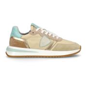 Casual Tropez 2.1 Dames Sneakers Turquoise Groen Beige Philippe Model ...