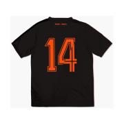 Euro T-shirt Heren Zwart Cruyff , Black , Heren