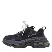 Pre-owned Mesh sneakers Balenciaga Vintage , Black , Dames