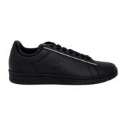 Zwarte sportieve sneakers met rubberen zool le coq sportif , Black , H...