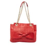 Pre-owned Leather shoulder-bags Carolina Herrera Pre-owned , Red , Dam...
