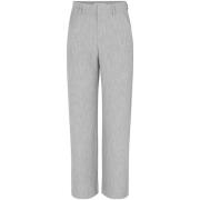 Hoge Taille Wijde Pijp Broek Licht Grijs mbyM , Gray , Dames