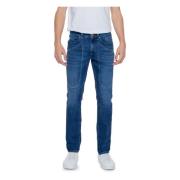 Blauwe Rits Knoop Heren Jeans Jeckerson , Blue , Heren