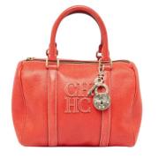 Pre-owned Leather handbags Carolina Herrera Pre-owned , Red , Dames