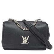 Pre-owned Leather louis-vuitton-bags Louis Vuitton Vintage , Black , D...