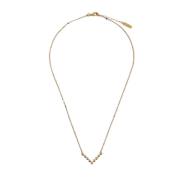 V-vormige Hanger Ketting Verguld Malababa , Yellow , Dames