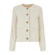 Elegant Ivory Bouclé Blazer A.p.c. , White , Dames