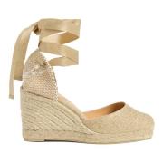 Carina/8/032 9 cm Wedges Castañer , Yellow , Dames