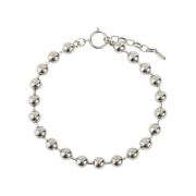 Zilveren bal ketting halsketting Malababa , Gray , Dames