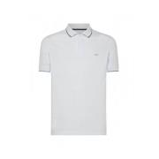 Polo Shirt met Smal Profiel Wit Sun68 , White , Heren