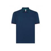 Polo Shirt met Smal Profiel Donkerblauw Sun68 , Blue , Heren