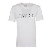 Witte Essential T-Shirt Patou , White , Dames
