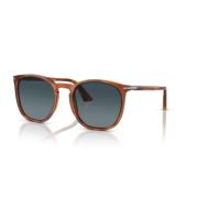 Stijlvolle Zonnebril met Uniek Ontwerp Persol , Brown , Unisex