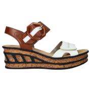 Trendy sandaal met platformzool Rieker , Multicolor , Dames