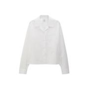 Poplin Cropped Shirt Filippa K , White , Dames