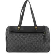 Pre-owned Canvas totes Gucci Vintage , Black , Dames