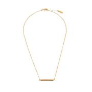 Gouden Bar Hanger Ketting Malababa , Yellow , Dames