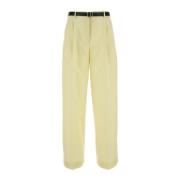 Stijlvolle Broek Jil Sander , Yellow , Dames