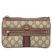 Pre-owned Coated canvas clutches Gucci Vintage , Multicolor , Dames
