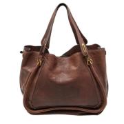 Pre-owned Leather handbags Chloé Pre-owned , Brown , Dames