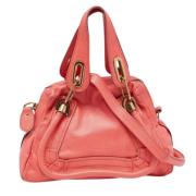 Pre-owned Leather handbags Chloé Pre-owned , Orange , Dames