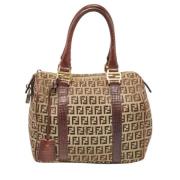 Pre-owned Canvas fendi-bags Fendi Vintage , Brown , Dames