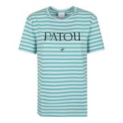 Groen Gestreept T-shirt Patou , Green , Dames