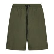 Groene Waterdichte Shorts Winddicht Lichtgewicht Moncler , Green , Her...